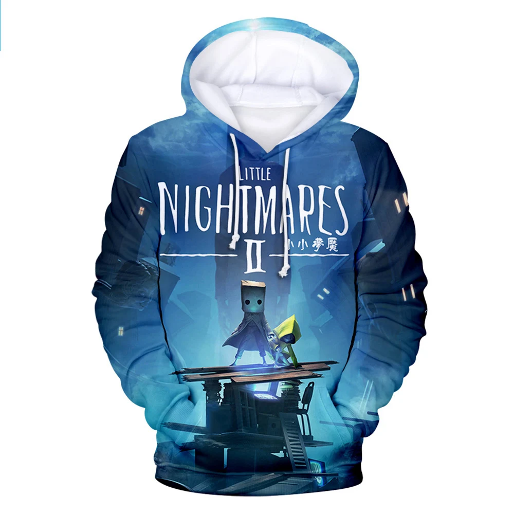 Horror Game Little Nightmares 3D Printed Streetwear Men Women Casual Fashion Oversized Sweatshirts Hoodie Pullovers Man Clothing