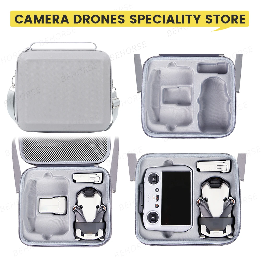 RC 2/RC N2リモートコントローラーキャリングボックス ポータブル収納バッグ 保護トラベルハンドバッグ DJI Mini 4 Proドローンアクセサリー用