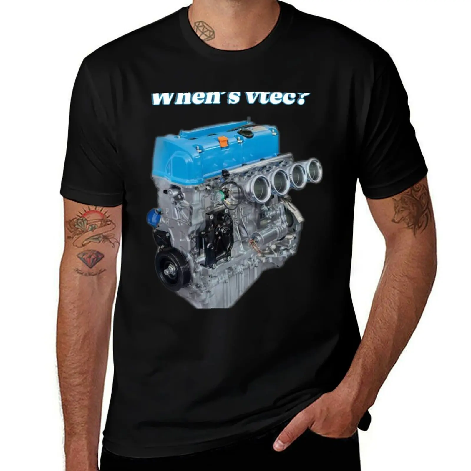 

When’s vtec T-Shirt funny meme t-shirts football t shirt Aesthetic clothing customs design your own mens graphic t-shirts funny