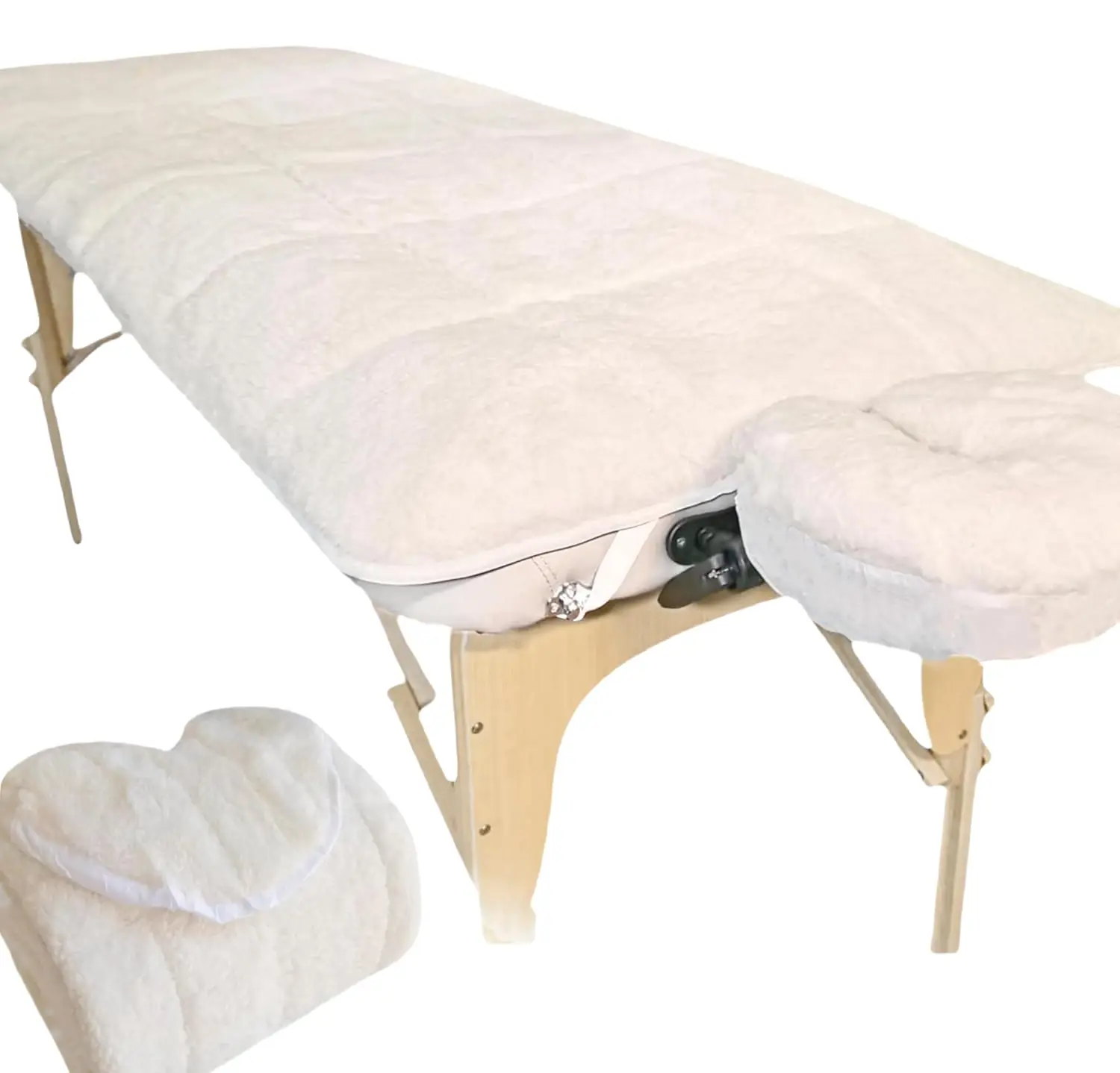 Massage Bed Topper, Includes Pad and Face Cradle Cover, 31” W x 72” L