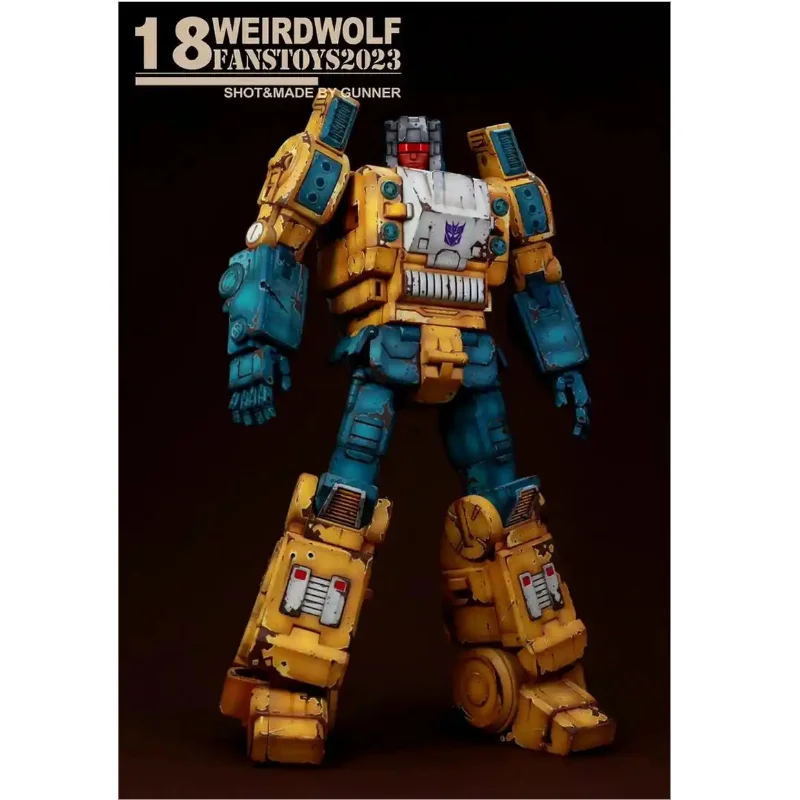 Nieuwe Inventaris Transformer G1KO Menselijke Wolf Geanimeerd Speelgoed Garage Kit ‌ Kunst Speelgoed Festival Cadeau Anime Karakter Studio Verzamelmodel