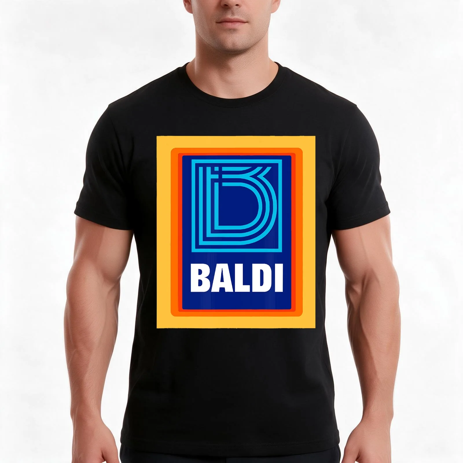 Baldi Funny Im Bald Head Man Cool Fathers Day Dad Joke Gag T-Shirt, Summer Casual Cotton Tee, Oversized Streetwear Tops
