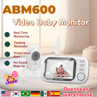 ABM600 Baby Monitor 3.5 Inch Baby Monitor Camera LCD 2.4G Mother Kid Two-way Audio Babysitter Surveillance Camera Safe VideoGift