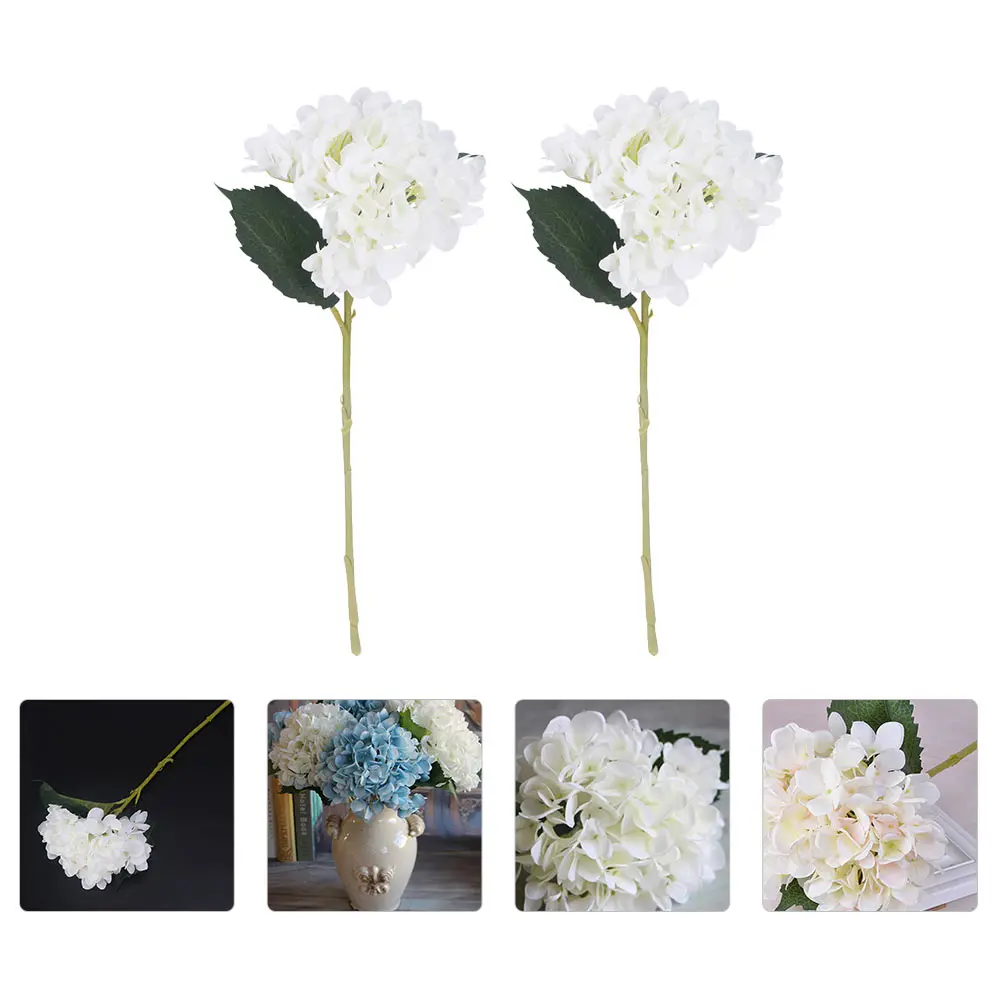 

2pcs Premium Silk Artificial Decorative Flower Wedding Prop For Home Decor Party Imitated Bouquet Graduation Gift Household