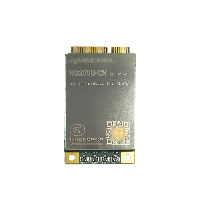 Quectel RG200U-CN RG200UCNAA-D10-MN0A MINIPCIE module support 5G NR Sub-6GHz Compatible With 4G/3G 5G NR Sub-6GHz Frequency