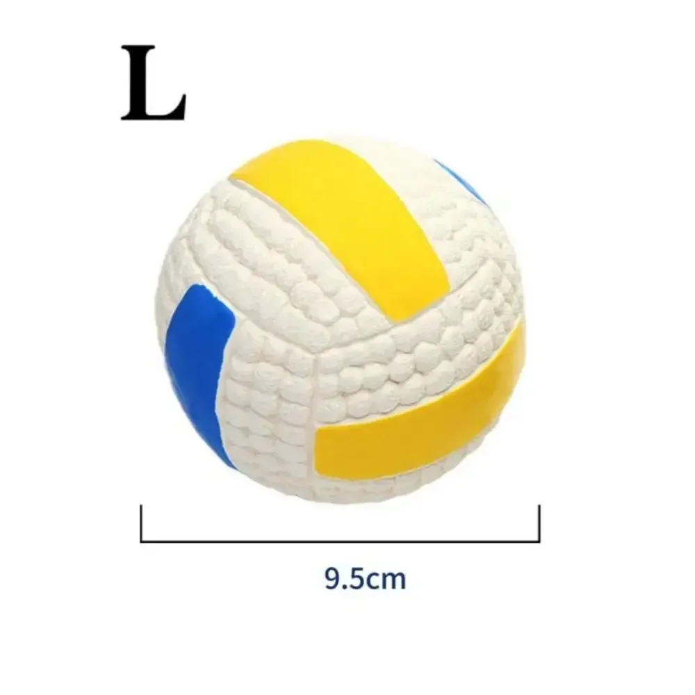 1 Stück 3er-Set Quietschende Hundespielbälle für Kleine und Große Hunde Bissresistent Zahnpflege-Kauspielzeug Interaktiver Welpen-Spielball – Detail 12