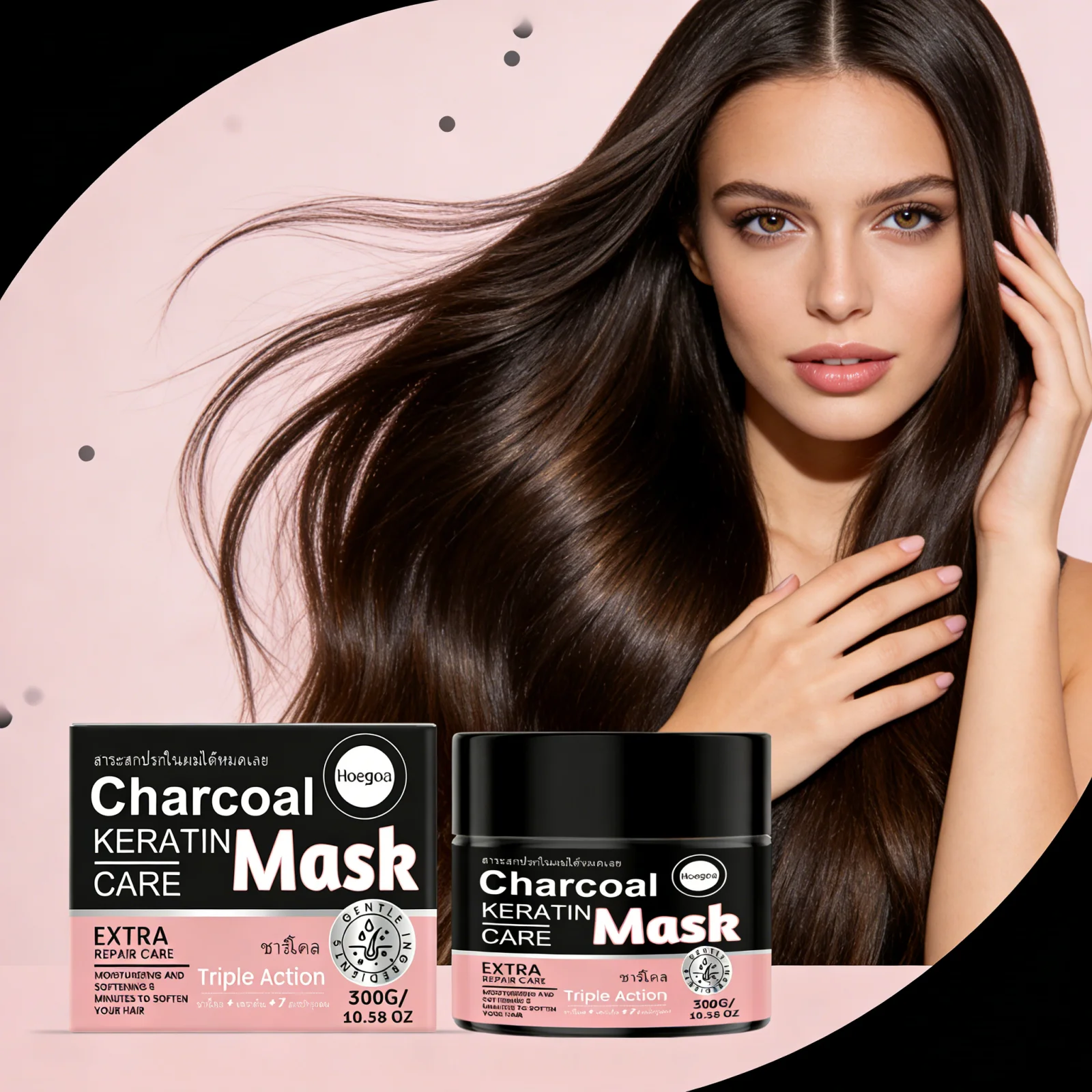 

Кератиновая увлажняющая маска для волос: интенсивное восстановление, восстановление эластичности, мягкость и гладкость, салонный уход, увлажняющая и восстанавливающая маска для волос