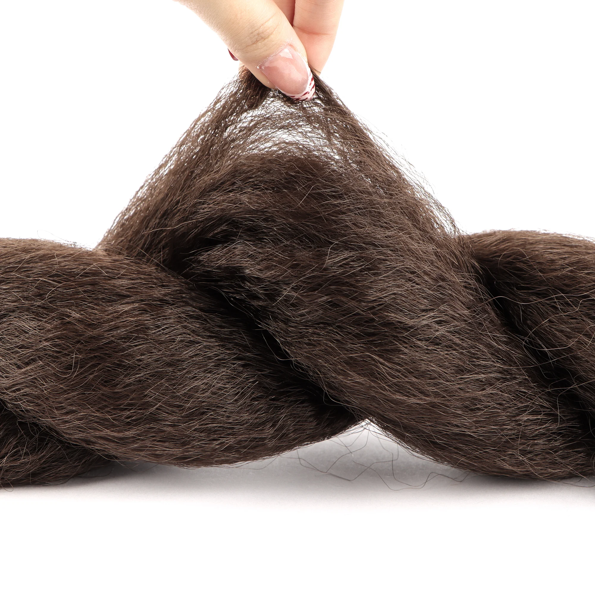 AHVAST Yaki Straight Vixen Braiding crochet Bulk Hair Synthetic Jumbo Braids Crochet Hair Kanekalon Braiding Hair