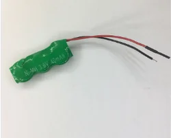 2PCS/LOT Ni-MH 3.6V 40mAh Button cell With Wires B RTC CMOS #03 Rechargable Battery