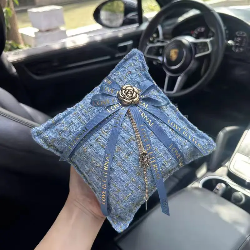 Car Air Freshener Bamboo Charcoal Bag Hanging Activated Carbon Odor Eliminator for Car Interior Auto Air Purifying Deodorizer