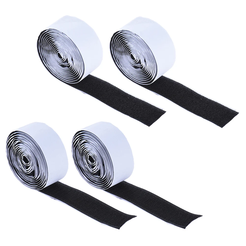 Fita de montagem de pedalboard para guitarra, prendedor de pedal, fita, comprimento 2m largura, 3cm, 4 Pack, 2 gancho, 2 laço