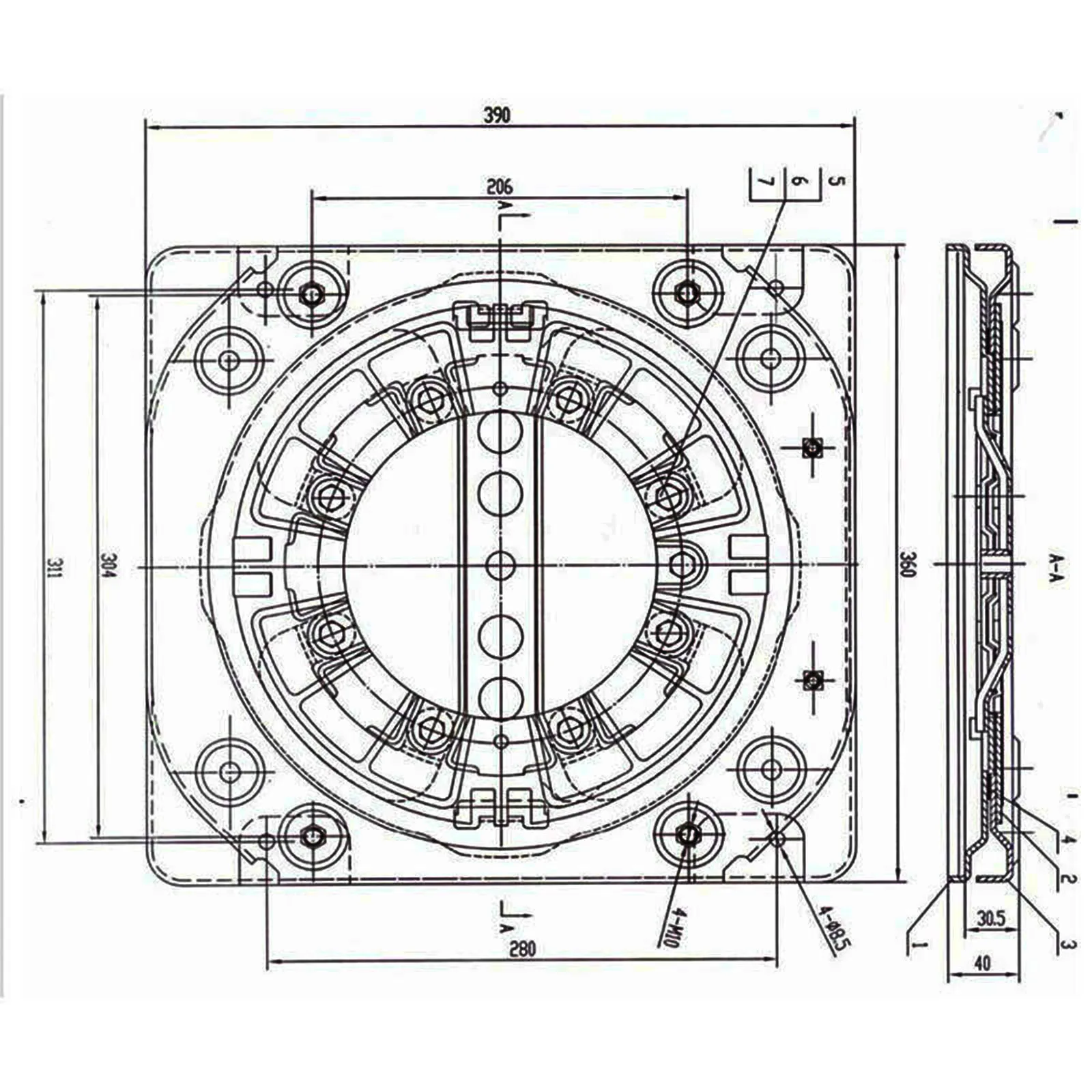 Modificação universal do chassi do camper da plataforma giratória do assento do motorhome Artudatech