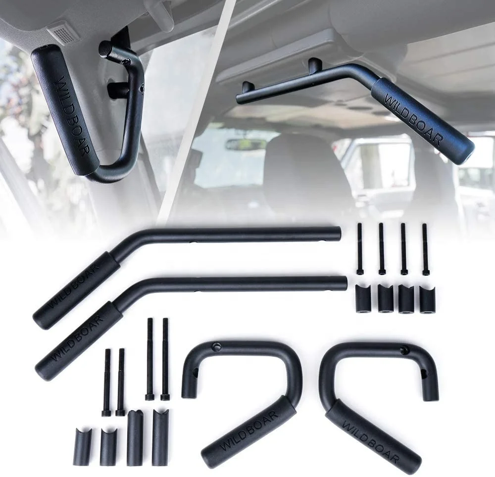 

Автомобильные аксессуары OVOVS, черная задняя стальная ручка для Jeep Wrangler JK 2007-2015