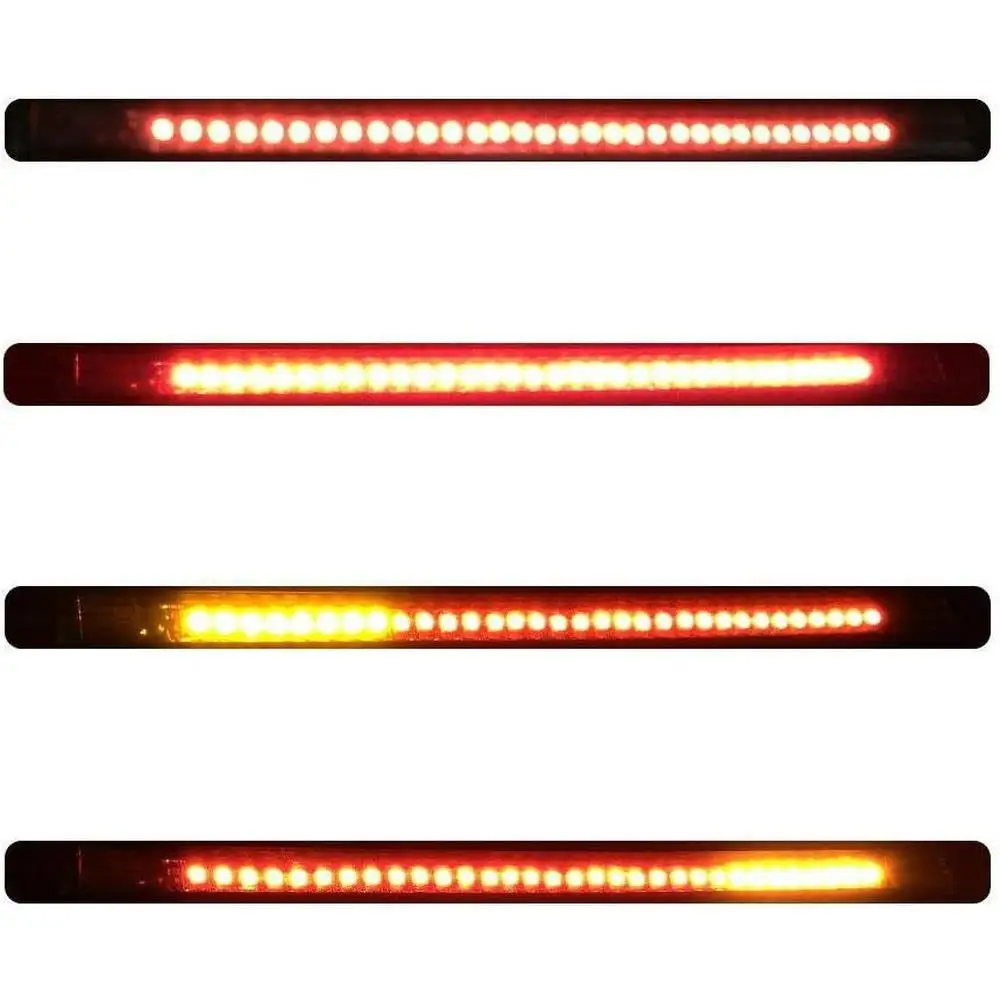 

Гибкая светодиодная лента с хвостовым тормозом, стоп-сигнал поворота 32 SMD/48 SMD, универсальная для мотоциклов, автомобилей, квадроциклов, внедорожников