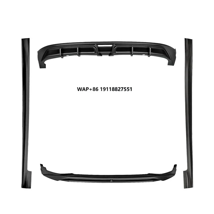 اكسسوارات السيارات للسيارة المصدات الأمامية والخلفية الشفاه مآزر جانبية طقم الجسم مصدات السيارة ل XPENG P7