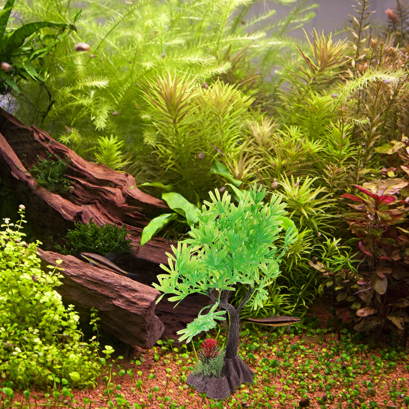 

Water Grass Decoration Plastic Aquarium Plants Realistic Fake For Fish Tank Accessories Decor Landscape Pet Supplies