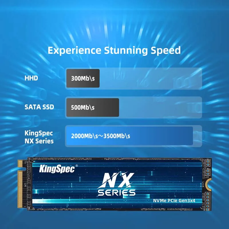 KingSpec NVMe SSD M2 1TB 2TB Hard Drive Drive 120gb 128gb 240gb 215gb 512gb M.2 NVMe Ssd PCIe3.0 Disk TLC For Desktop Computer