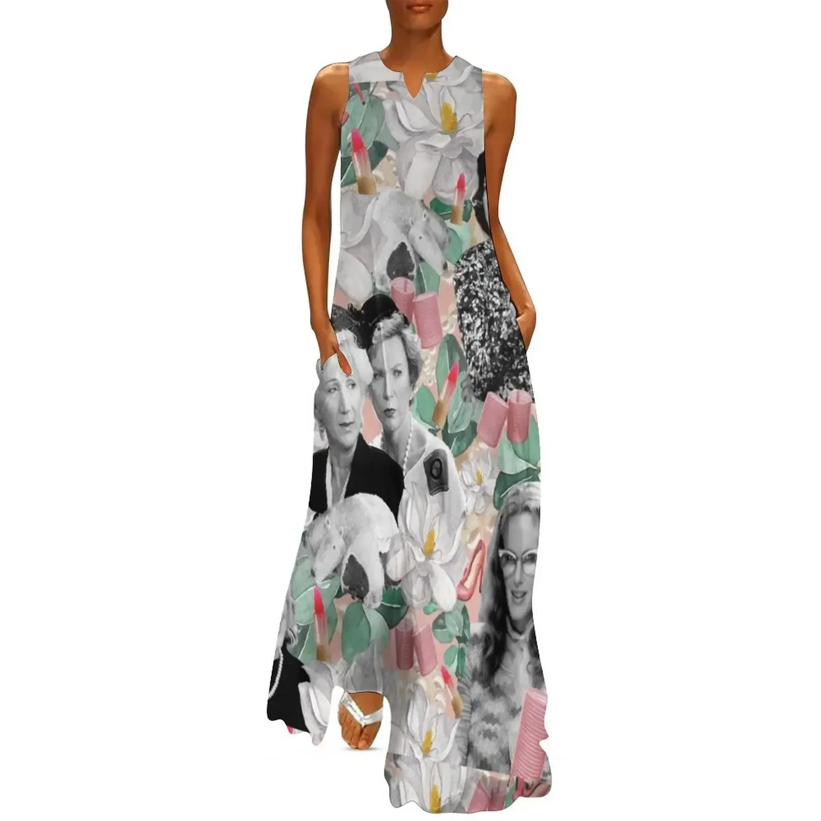 

Steel Magnolias Southern Charm Collage Long Dress Clothing elegant dress party dresses women Dress for girls