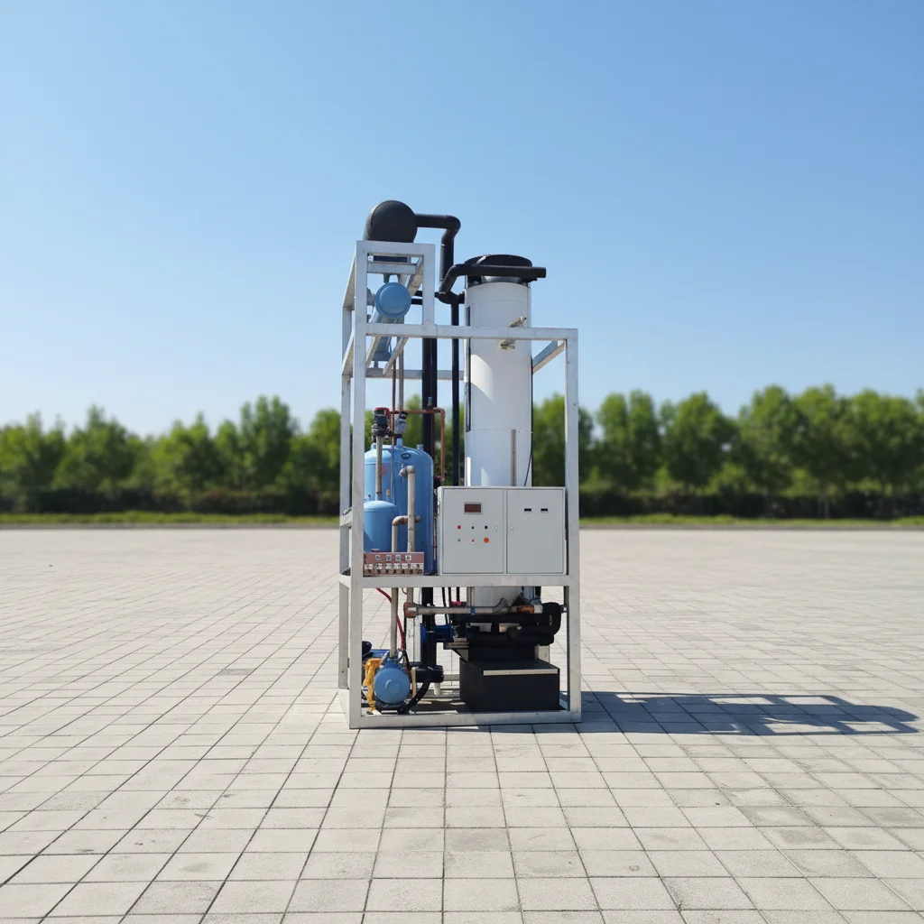 New Design Compact Size Cheap Price Tube Ice Machine 30Ton Water Cooling Condenser