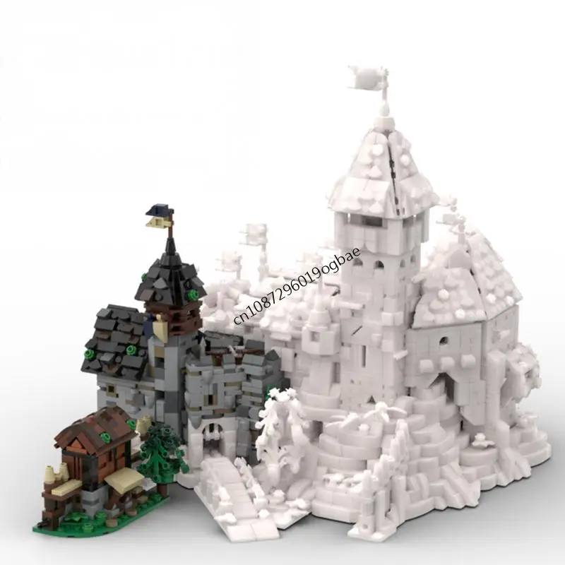 

New 944Pcs Moc European Medieval Street View Mini Castle Gate House Model Diy Creative Ideas Child Toys Birthday Gifts Blocks