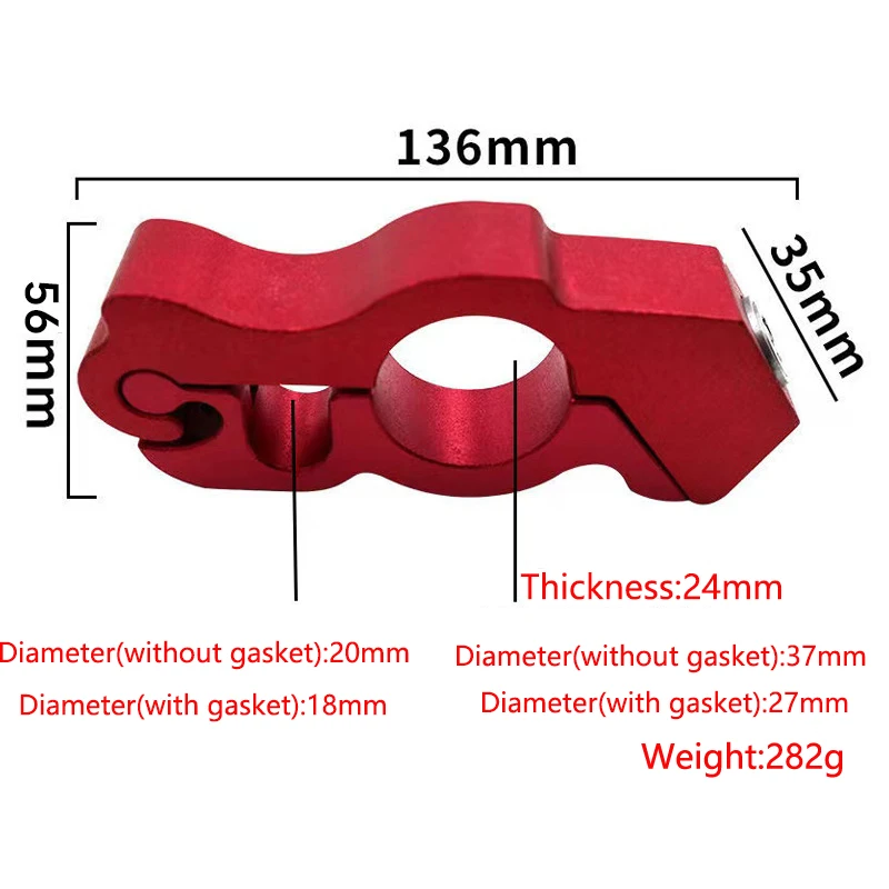 Motorcycle Handlebar Lock  Anti-theft Locks For Motorcycle Electric Vehicle Aluminum Alloy Lock Solid Imitating Steal Locks