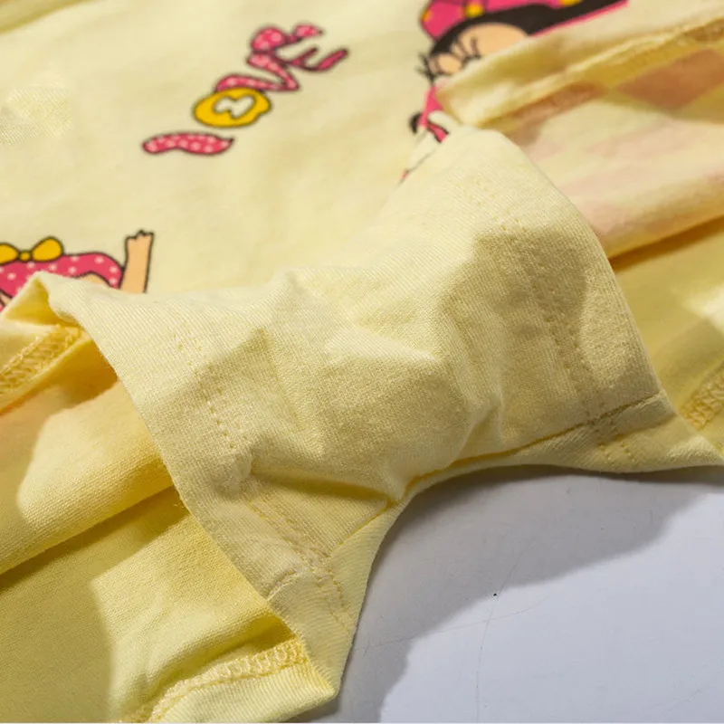 1/4pcs Disney Anime Minnie Mouse Children Underwear Kawaii Minnie Mickey Mouse Underpants Cartoon Girl Boxer Brief Gifts