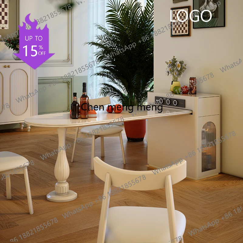 Nordic Wall Dining Table Chairs Small Mini Garden Designer Dining Table Kitchen High Mesas De Comedor Living Room Furniture