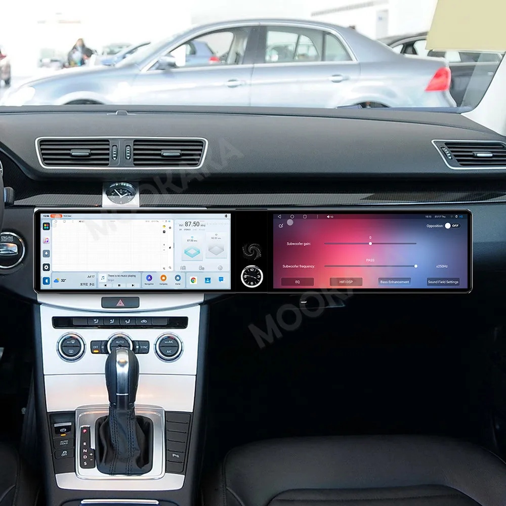 Autoradio 24,6 Zoll Doppelbildschirm für Volkswagen VW CC Passat 2012-2016 Android Auto Carplay HiCar Stereo Multimedia Player Head Unit