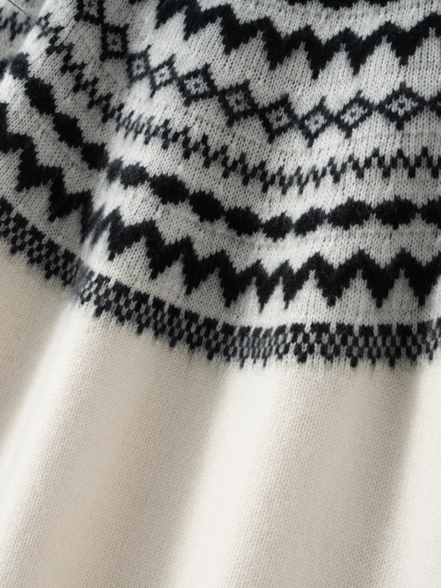 เสื้อสเวตเตอร์แคชเมียร์แท้ 100% สำหรับผู้หญิง ลาย Faire Isle แบบ Jacquard คอเต่า ทรงหลวม นุ่ม หนา เหมาะสำหรับฤดูใบไม้ร่วงและฤดูหนาว สไตล์วินเทจ