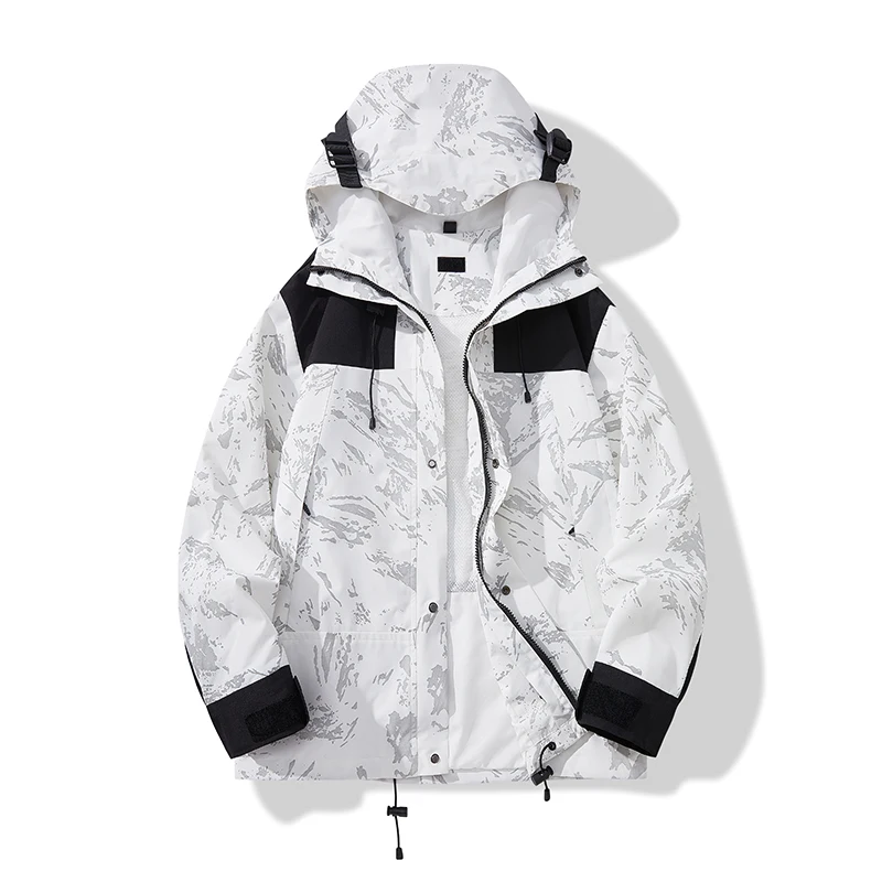 Couple Outdoor Running Sports Versatile Hoodie Spring and Autumn Outdoor Windproof Breathable Trendy Color Blocked Hoodie