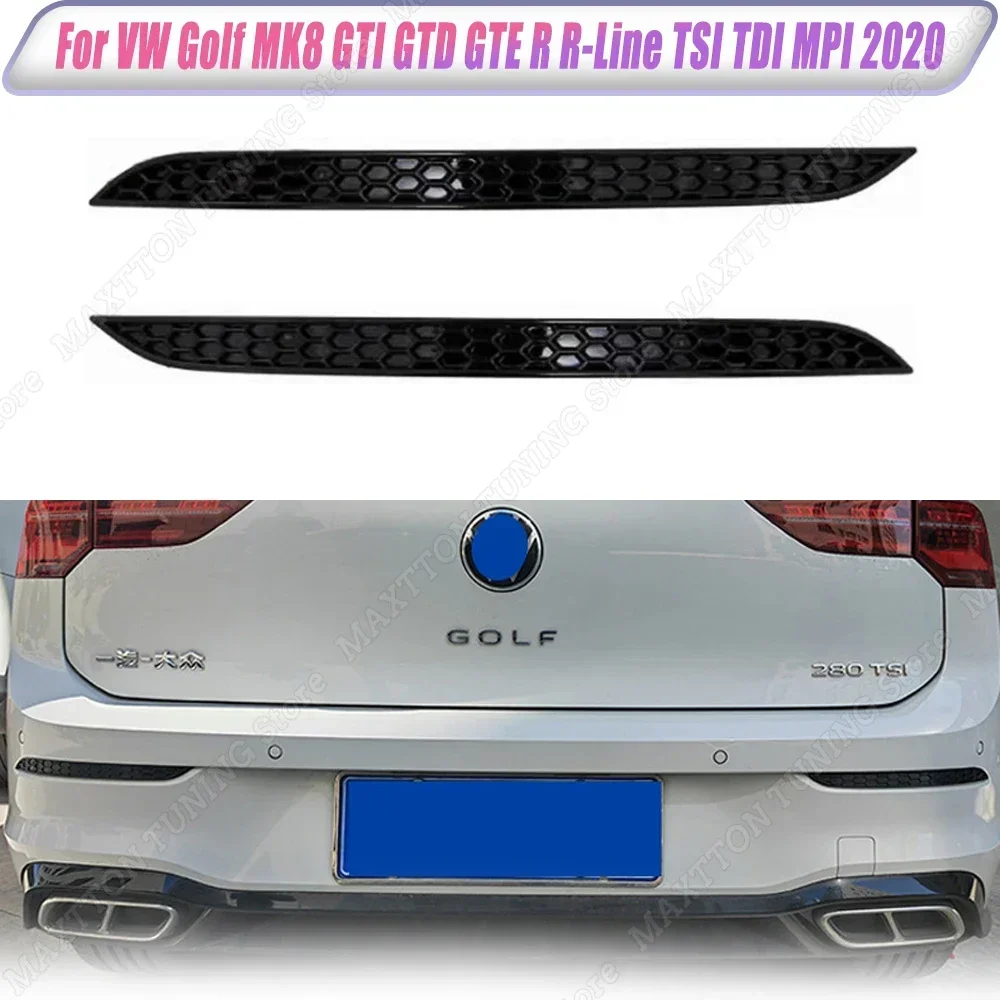 Car Rear Bumper Reflective Stickers Reflector Warning Strip for VW Golf MK8 GTI GTD GTE R R-Line TSI TDI MPI 2020 Accessories