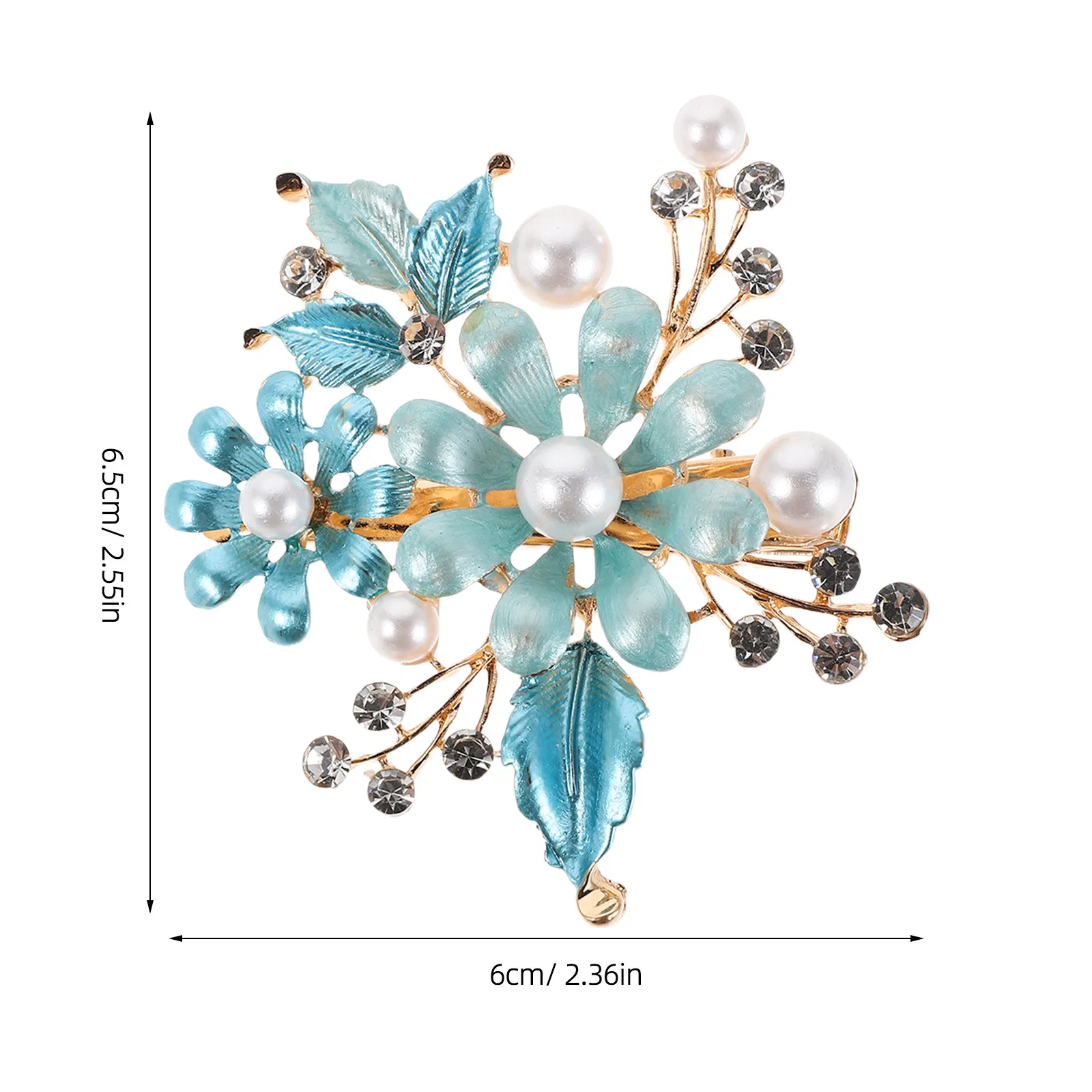 Luxury Retro Flower Hair Clip Rhinestones Pearls French Barrette Elegant Duckbill Hairpin Wedding Styling Accessories