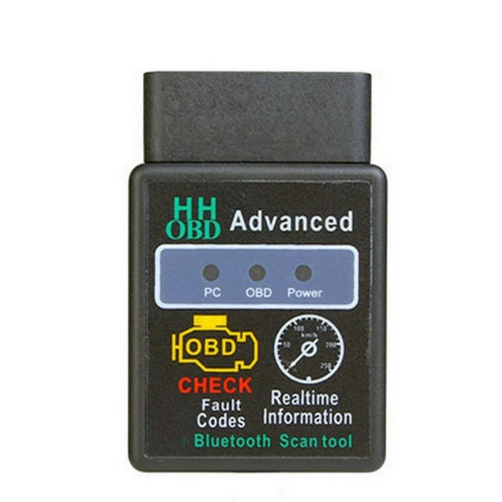 OBD2 HH OBD ELM327 V2.1 outil de Diagnostic automatique de voiture, Scanner de moteur, compatible avec Bluetooth, CAN BUS, adaptateur d\'interface