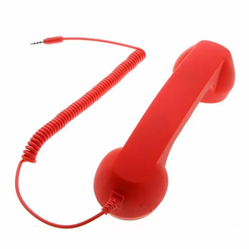 Mobile Phone Handset Microphone Headset Retro Phone Style Microphone Speaker Handle Headset Handset Universal Type