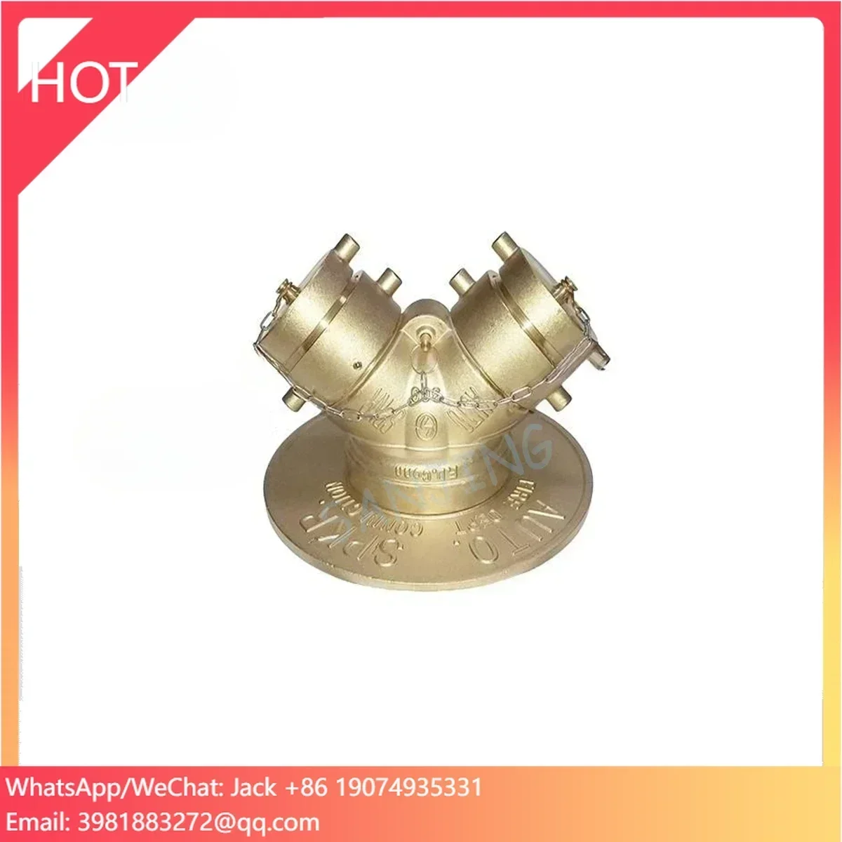 Forged Brass Fire Department Connection For Fire Pump