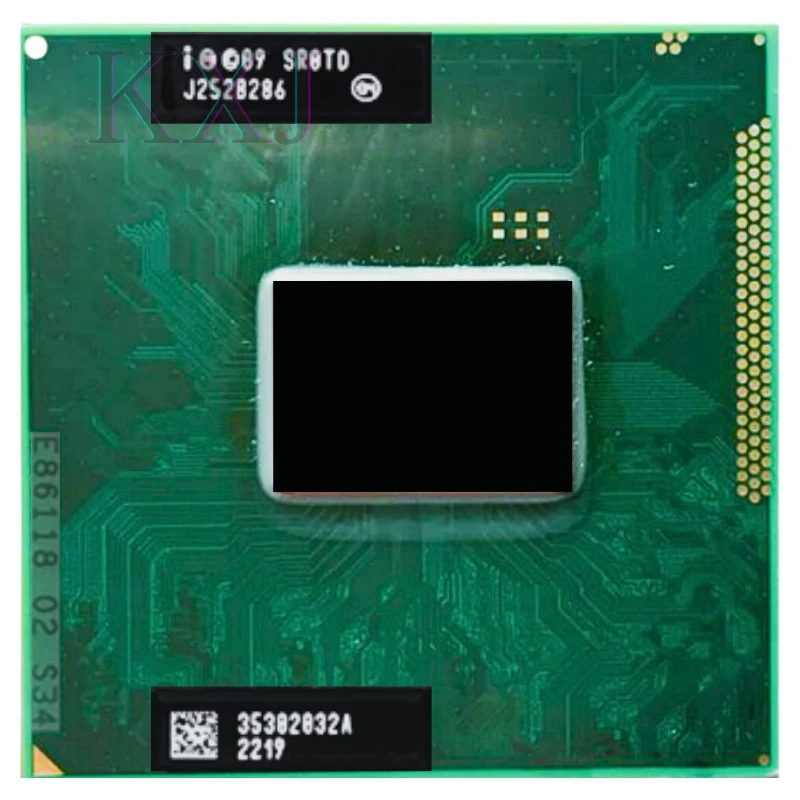 Original Core i3-2348M Processor ( 3M Cache, 2.3Ghz, i3 2348M , SR0DN ) PGA988 TDP 35W, Laptop CPU Compatible HM65 HM67 QM67