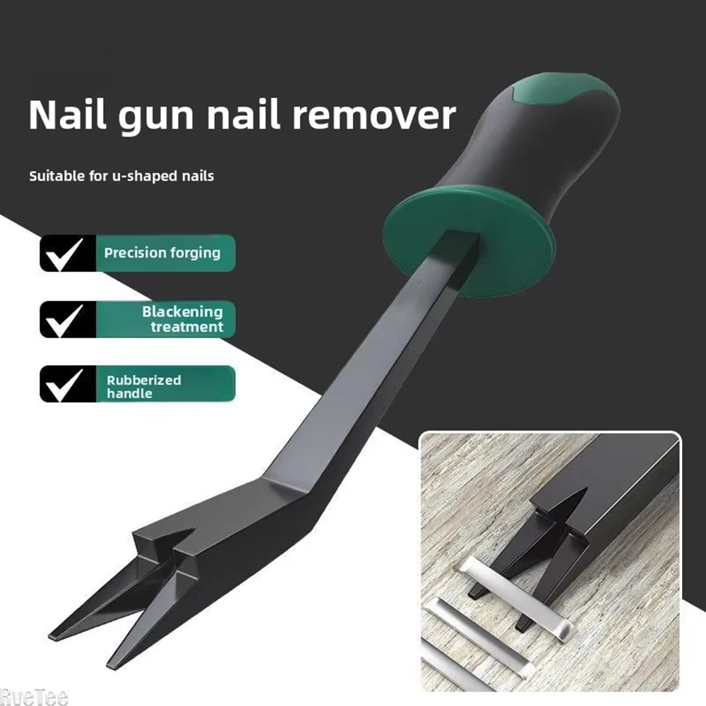 Crowbar High Carbon Steel Nail Puller Remover Wooden Box Opener Demolition Tool Ergonomic Handle Woodworking Carpenter Hand Tool