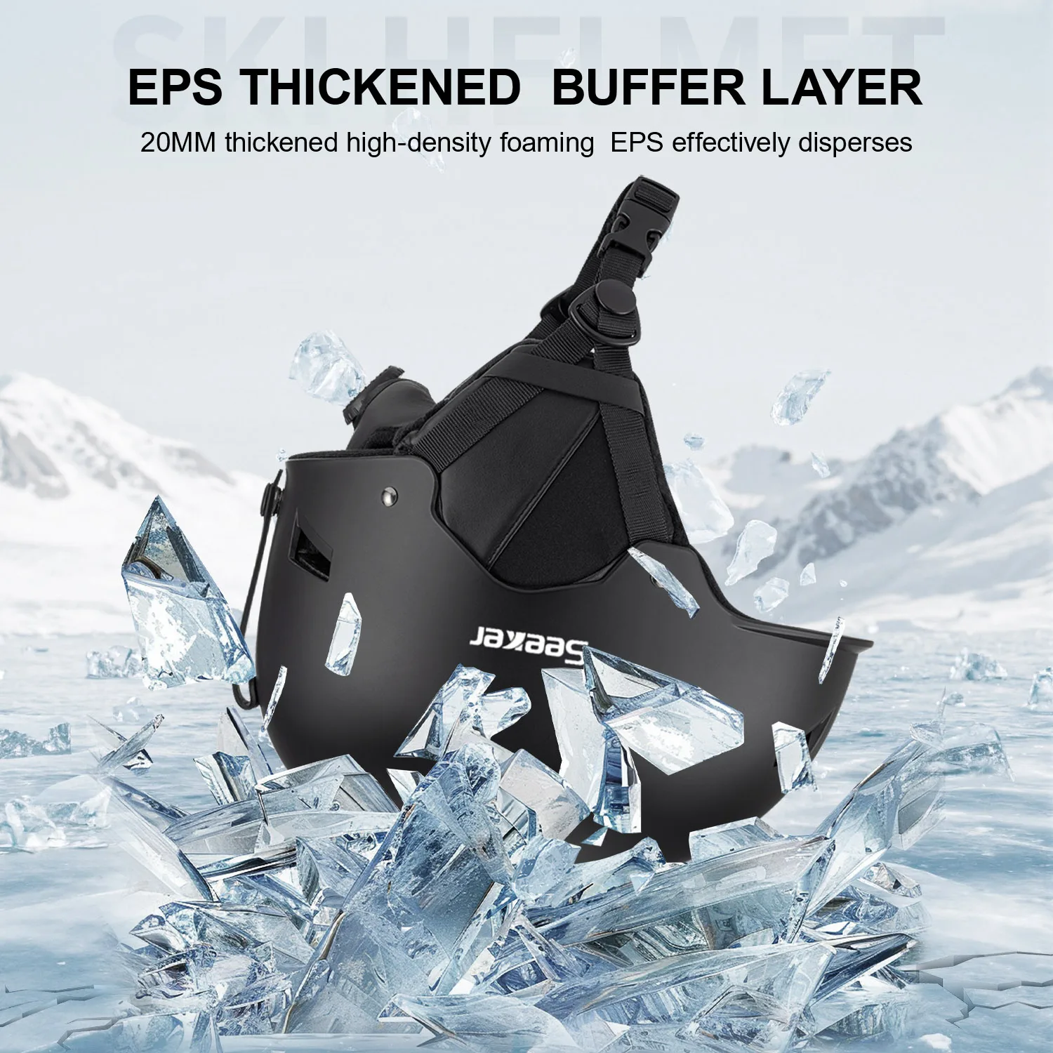 Il nuovo casco da sci di sicurezza di Seeker è leggero, regolabile, traspirante e confortevole, casco da sci per sport all'aria aperta da uomo e da donna