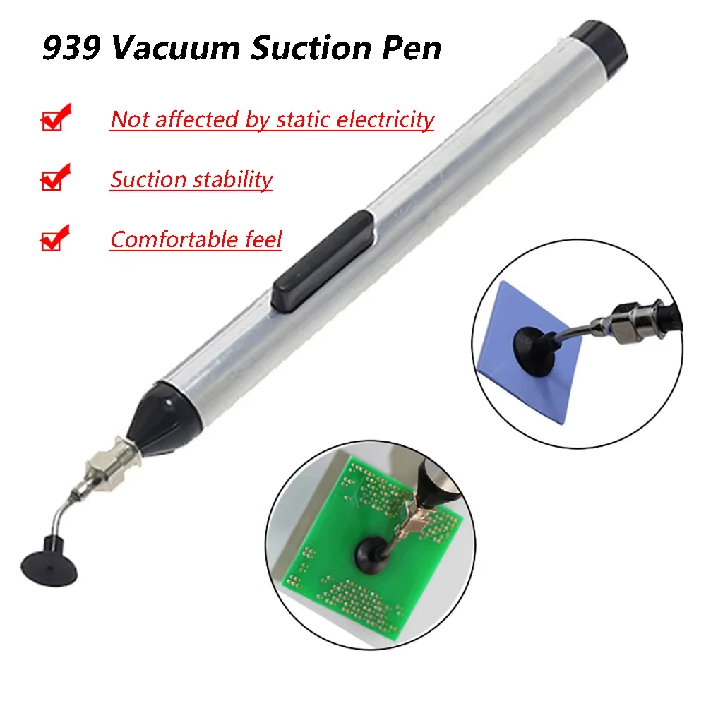 Vakuum-Saugstift-Set mit 3 Saugern Entlötpumpe Aufnahmewerkzeug - Elektronik-Reparatur Entlötsaugstift