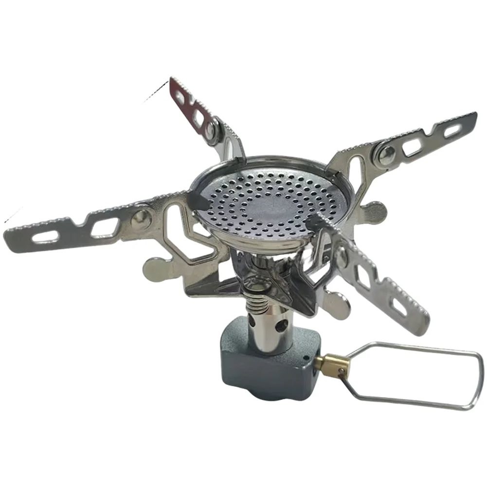 Camping Trips Camping Gas Stove Foldable Camping Stove Outdoor Stove 10.5*8*7.1cm Stainless Steel Detachable Structure