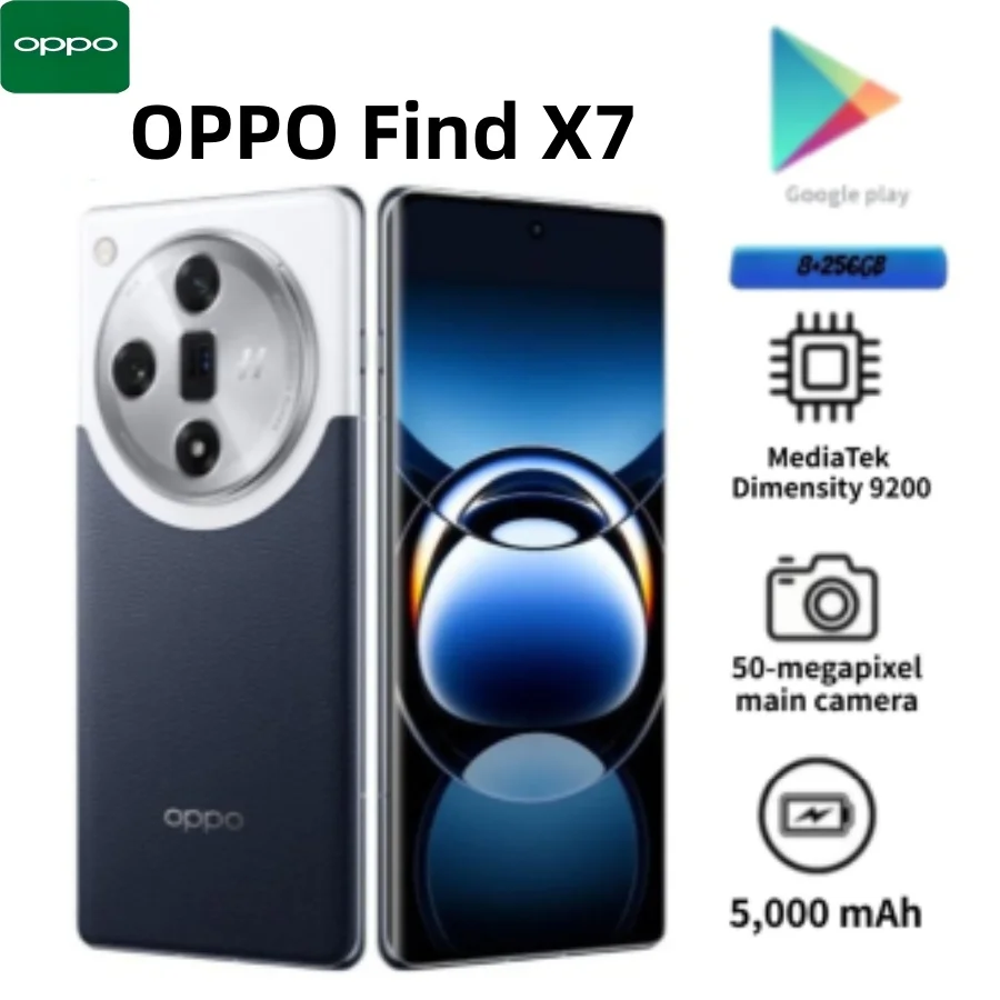 Trending 2026 Authentic OPPO Find X7 5G Global Unlocked Mobile Phone 6.78 Inch Large Screen MediaTek Dimensity 9300 Flagship