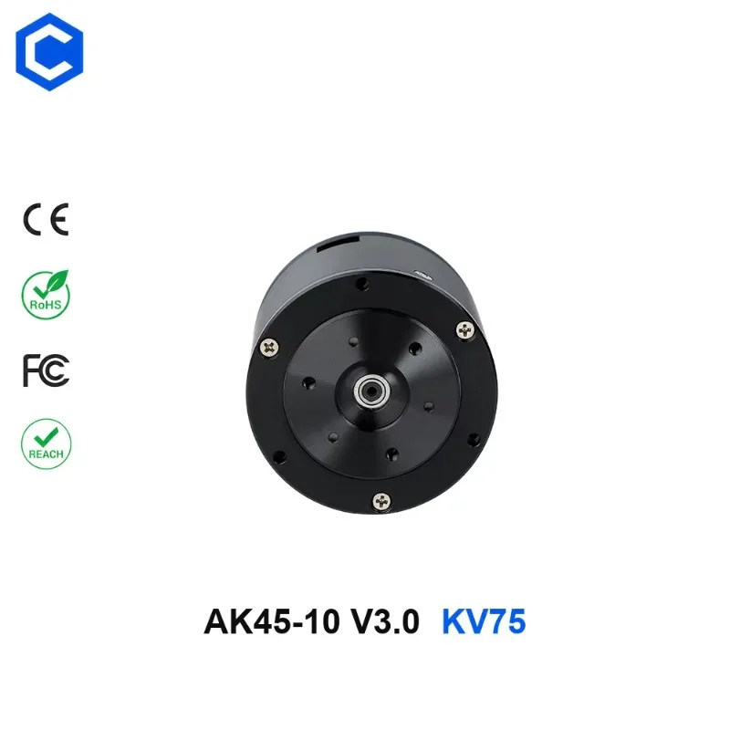 AK45-10 V3.0 KV75 Upgraded Dual Encoder Robotic Actuator with Integrated Driver High Precision Compact Joint Module