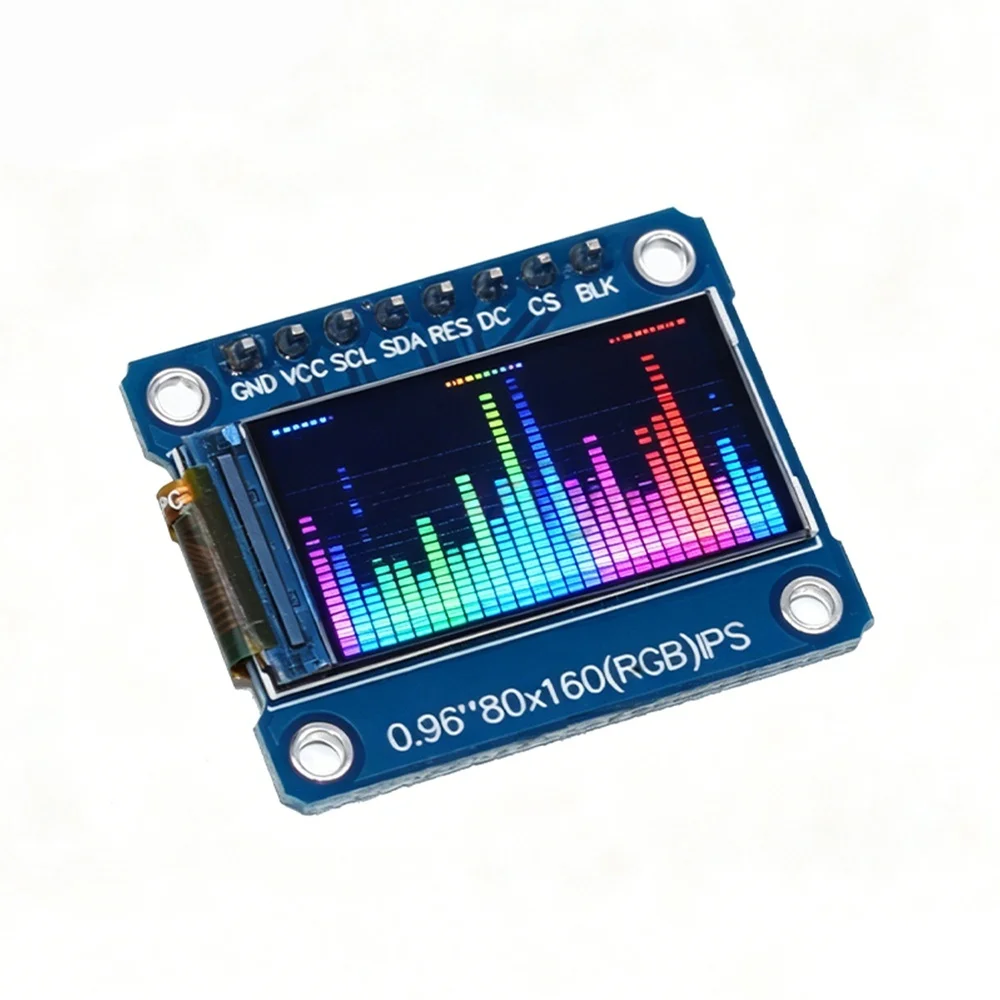 SONGXIN LIGHT 1~10PCS 0.96 Inch IPS LCD TFT Display Module 160x80 HD 65K SPI Interface ST7735S 3.3V For Raspberry Pi DIY Project