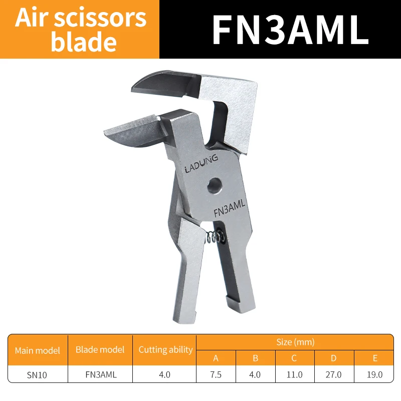LADUNG FN3K/FN3AMR/FN5C/FNP5L Miniature Pneumatic Nipper Cutting Pliers for Robot Arms - Plastic Sprue Air Shear Head