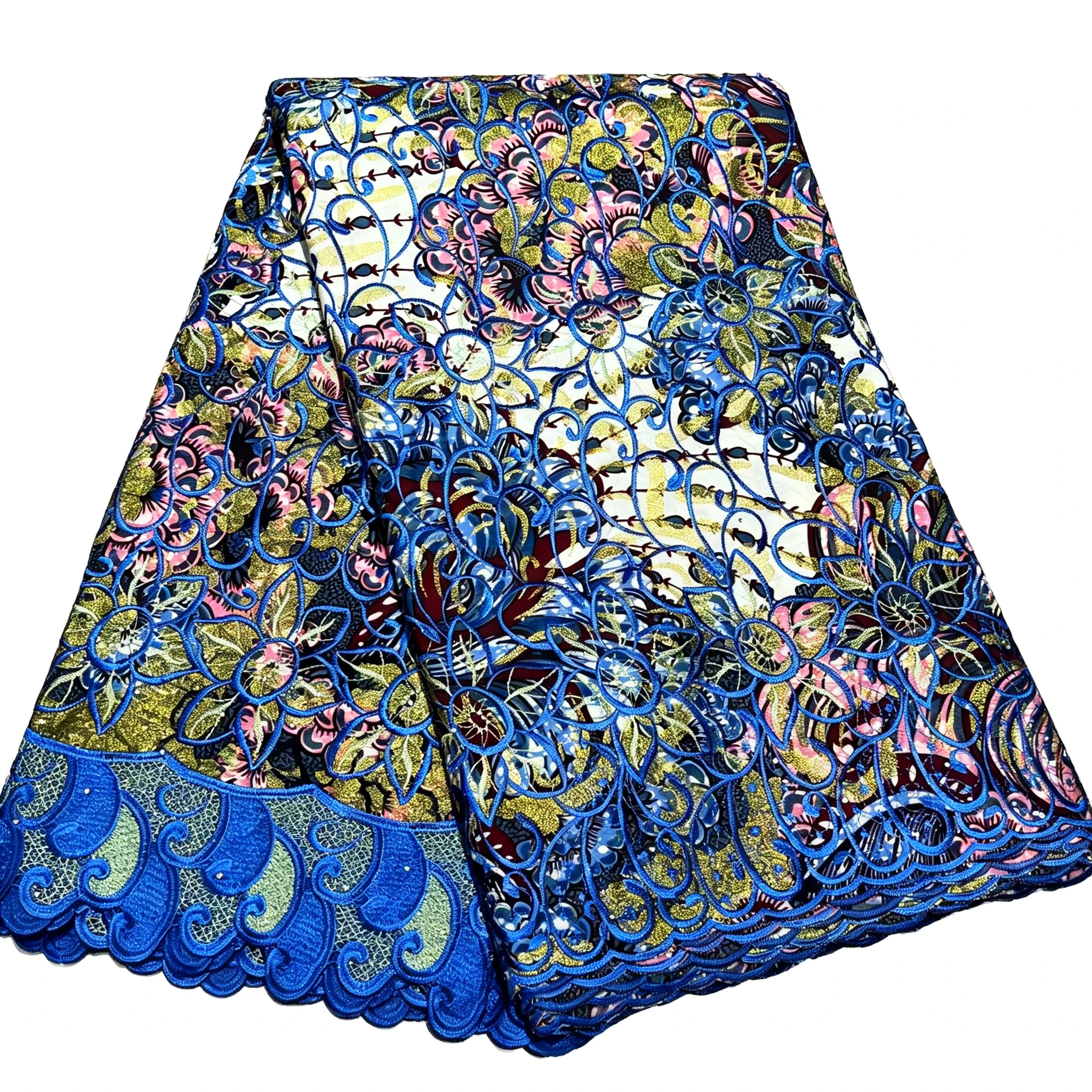 Tissu en dentelle africaine lo - Ethnic Fabric avis et prix