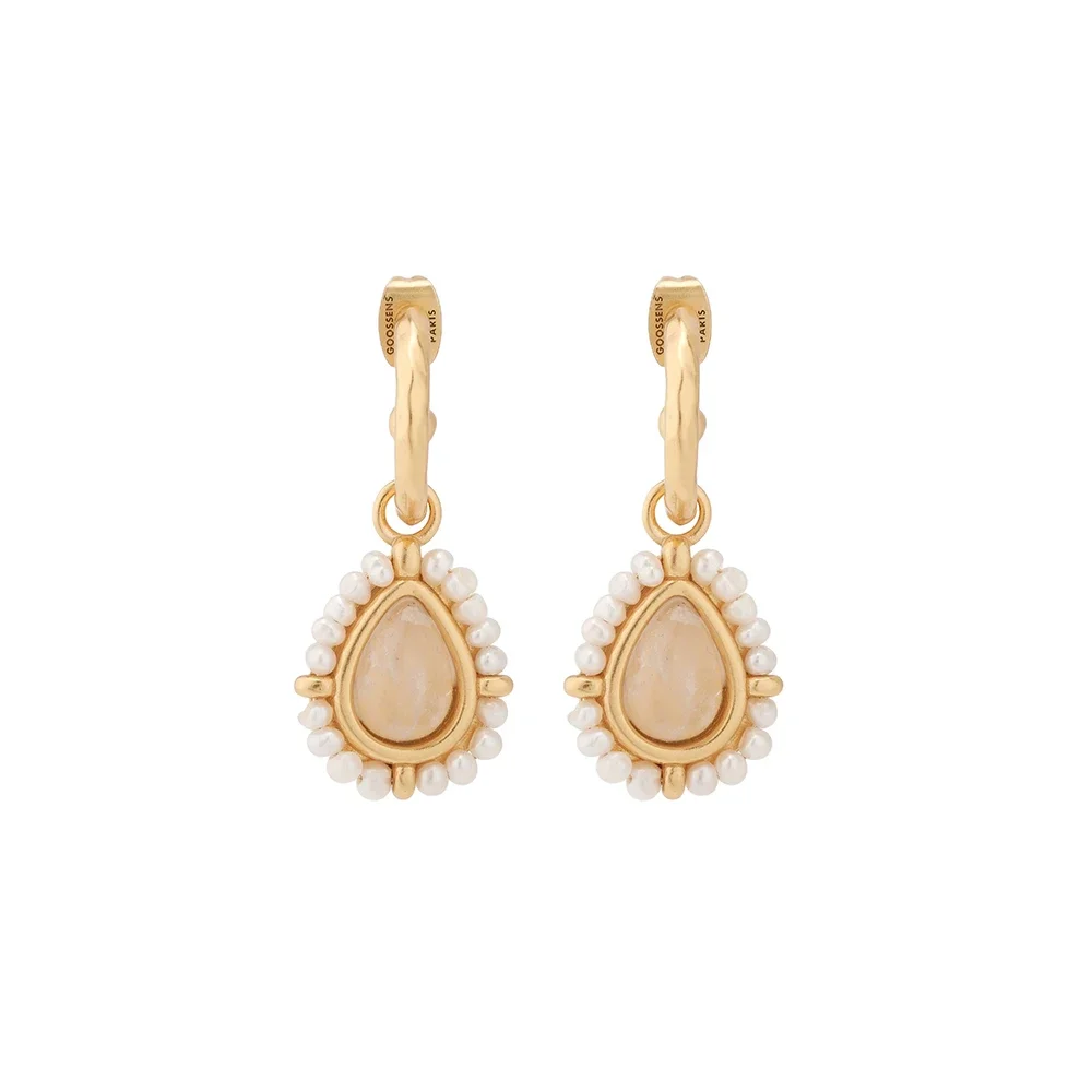 

AB/Vintage Water Drop designer earrings for Women Fashion White Crystal Pearl Pendant Earrings Party Jewelry.