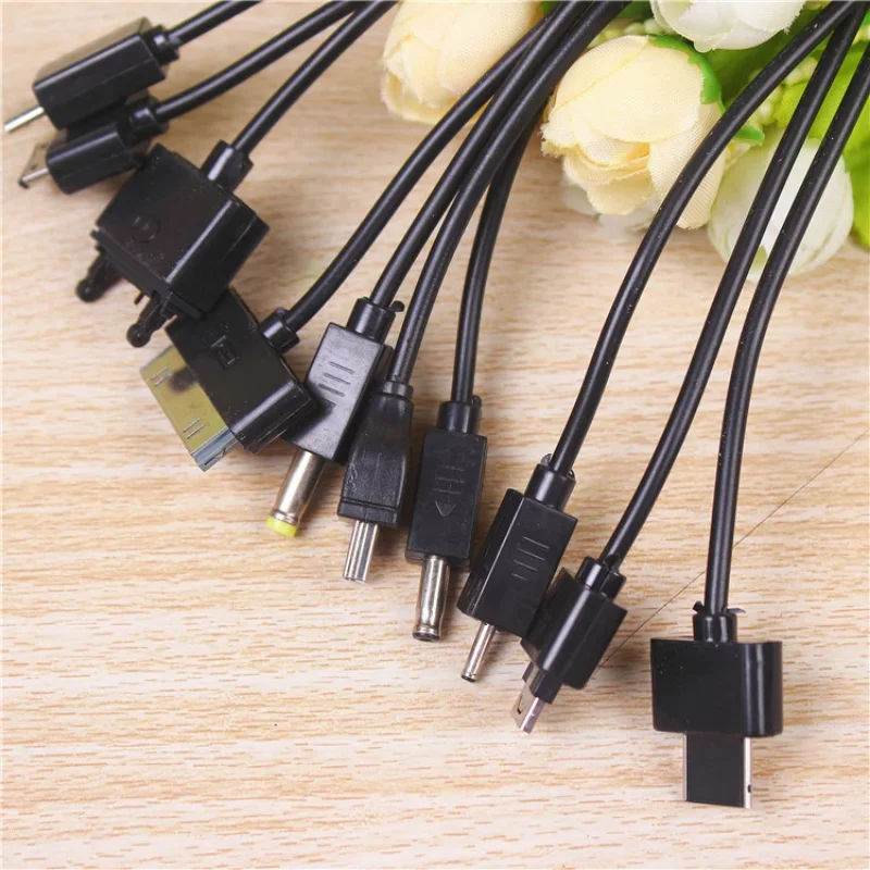 New 1pcs 10 In 1 Micro USB Multi Charger Usb Cables for Mobile Phones Cord for LG KG90 SAMSUNG Sony Phone