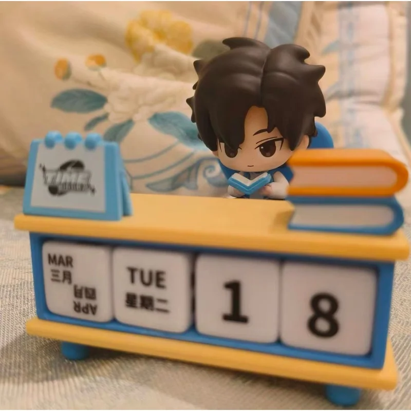 Calendario de escritorio de enlace genuino, figura de Cheng Xiaoshi Lu Guang, adornos periféricos de Anime, figura de acción, modelo de muñeca, regalo para niña