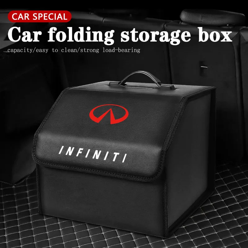 

S/L Car Mounted Rear Compartment Storage and Organizing Storage Box For Infiniti Q50 G37 FX30 FX35 Q60 QX50 M37 ESQ JX35 QX70 Q3