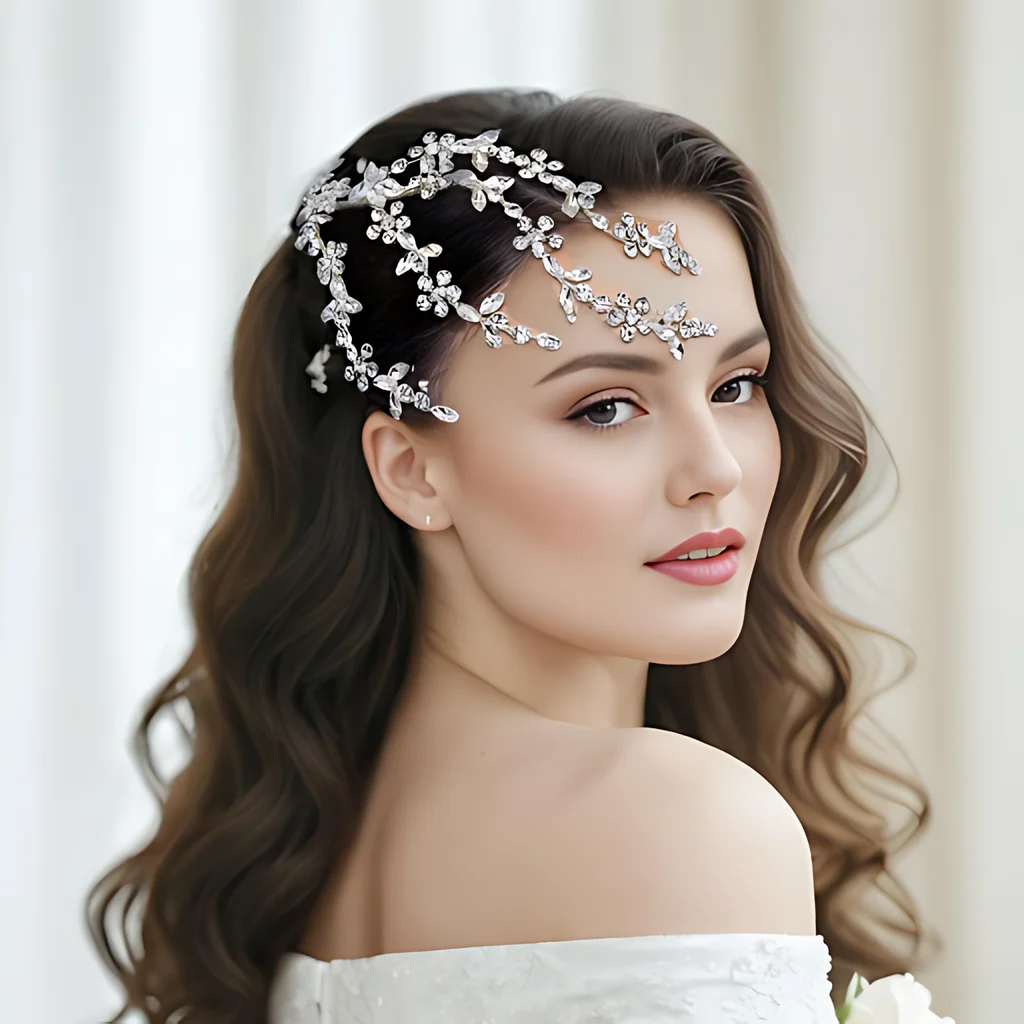 Fashions Bridal Wedding Hair Comb Crystal Rhinestone Hair Ornaments Bride Exquisite Headpiece Dance Party Hair Accessories HP568